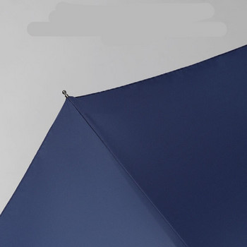 Ανθεκτική στον αέρα Πλήρως αυτόματη ομπρέλα τριών πτυσσόμενων ομπρελών Ten Bone Auto Large αντιανεμική επαγγελματική ομπρέλα με μαύρη επίστρωση ομπρέλα