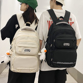 Pánsky textilný batoh s logom a prednými vreckami na zips