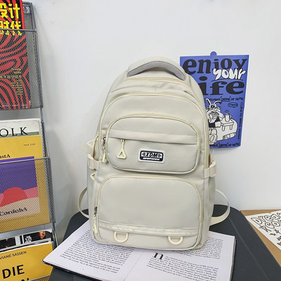 Pánsky textilný batoh s logom a prednými vreckami na zips