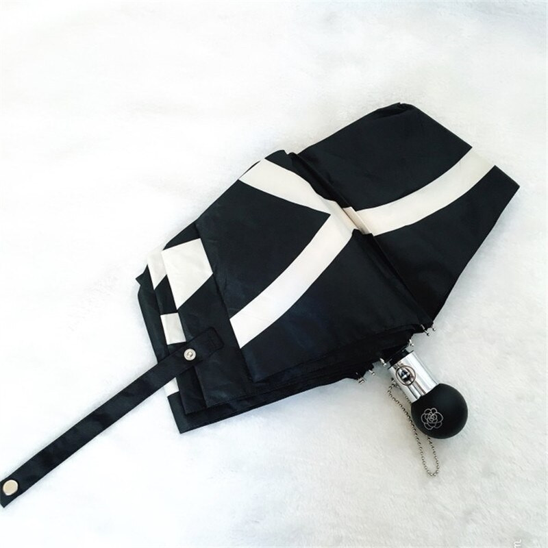 Luxusné značky Vetruodolný skladací automatický dáždnik do dažďa pre ženy, vetruodolný dáždnik do dažďa pre mužov, čierny slnečník