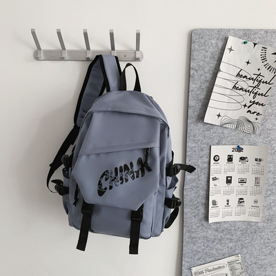 Muški tekstilni ruksak sa natpisom