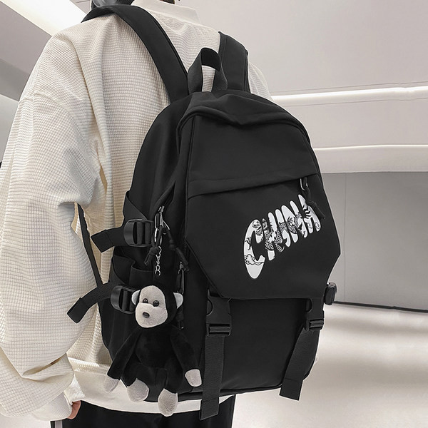 Muški tekstilni ruksak sa natpisom