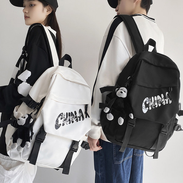 Muški tekstilni ruksak sa natpisom