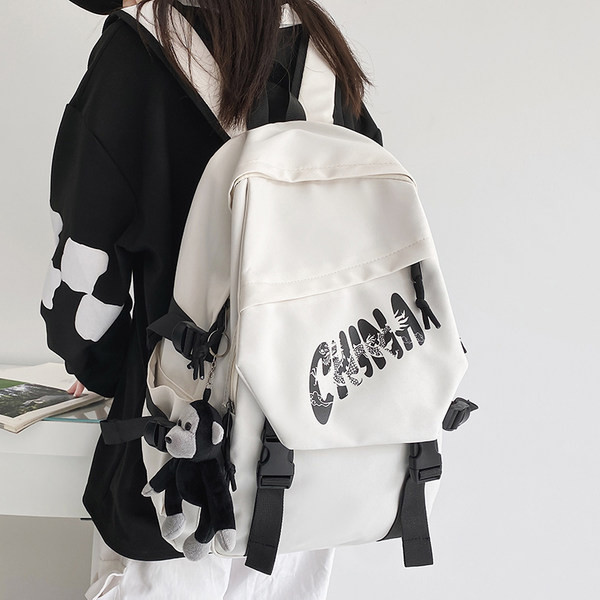 Muški tekstilni ruksak sa natpisom