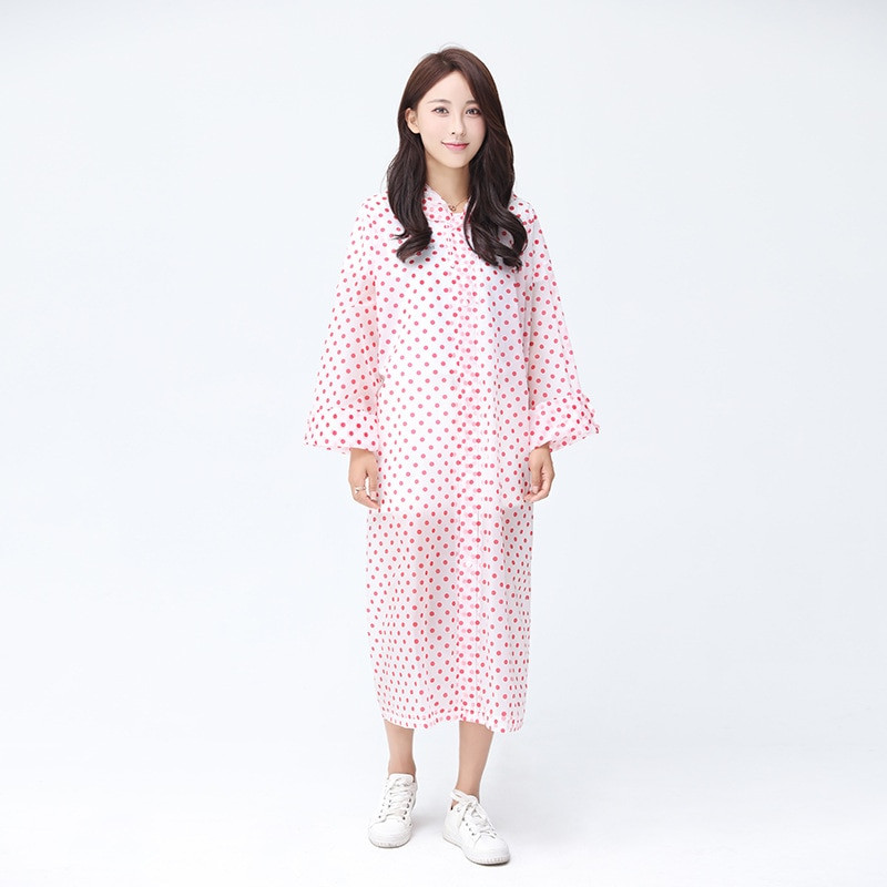 Dámsky nový štýlový priehľadný pršiplášť, zahustený vonkajší pončo pre dospelých, nepremokavý, roztomilý kreslený potlač, priehľadná pršiplášťová bunda