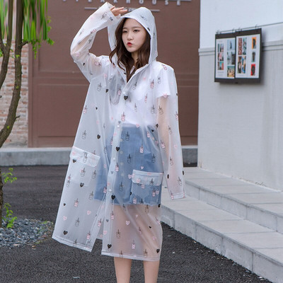 Univerzálny nepremokavý pršiplášť pre ženy a mužov na turistiku, turistiku a outdoor, dlhý dažďový vetrovka, módny priehľadný pršiplášť pre dospelých