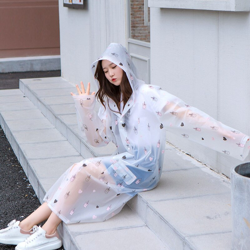 Univerzálny nepremokavý pršiplášť pre ženy a mužov na turistiku, turistiku a outdoor, dlhý dažďový vetrovka, módny priehľadný pršiplášť pre dospelých