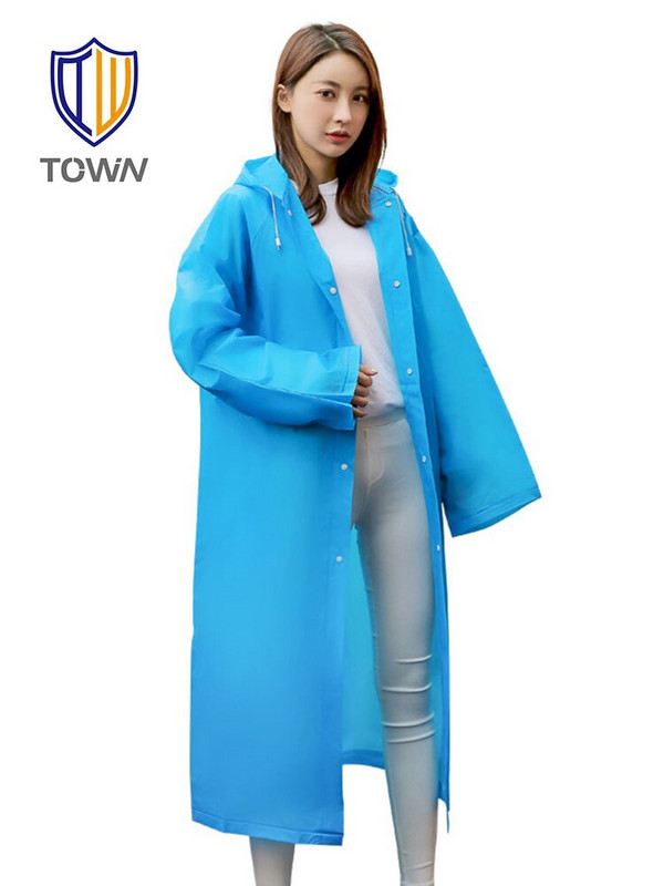 Jednorazový zahustený pršiplášť pre dospelých, outdoorový, cestovný, módny, ľahký jednorazový pršiplášť