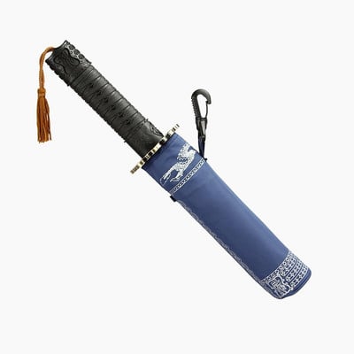 Japonský samurajský meč, nôž, dáždnik, luxusný silný, vetruodolný, dámsky, pánsky, dáždnik, cestovný, proti UV žiareniu, automatický slnečník na cosplay