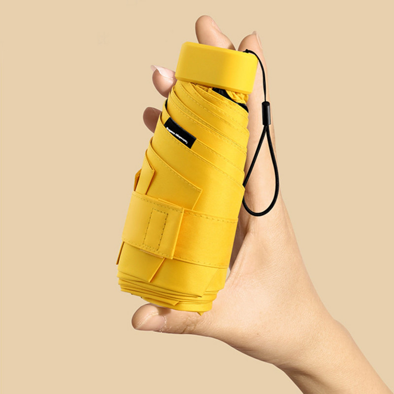 Sieviešu lietussargs pret UV kabatas mini lietussargs lietus, vēja necaurlaidīgs, izturīgs, 6 salokāmi saulessargi, pārnēsājami sieviešu saulessargi