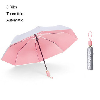 Νέες 8 Ribs Pocket Mini Umbrella Anti UV Paraguas Sun Umbrella Rain αντιανεμικό ελαφρύ πτυσσόμενο φορητές ομπρέλες για γυναίκες Παιδιά