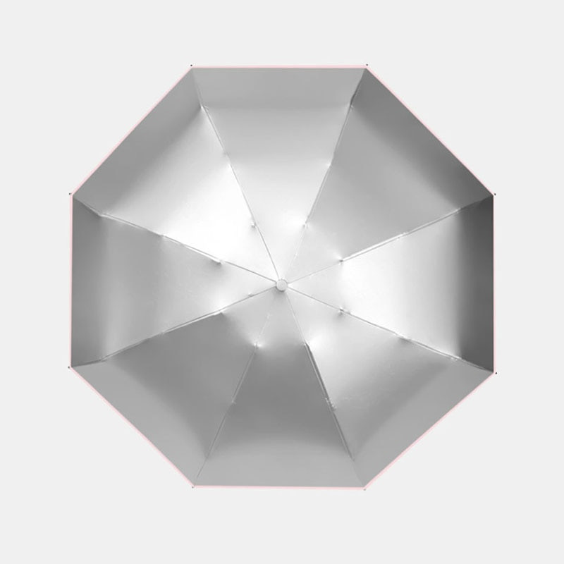 Nový 8-rebrový vreckový mini dáždnik s UV ochranou, slnečný dáždnik, vetruodolný, ľahký, skladací, prenosný dáždnik pre ženy a deti