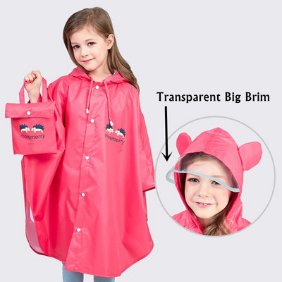 Nový pršiplášť pre deti kreslené deti dievčatá nepremokavý pršiplášť nepremokavý pončo chlapci pršiplášť pre škôlkarov detský pršiplášť