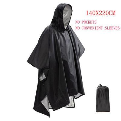 3 v 1 multifunkčný pršiplášť, cestovný, dažďový pončo, batoh, kvalitný turistický pršiplášť, markíza, kempingový nepremokavý stan