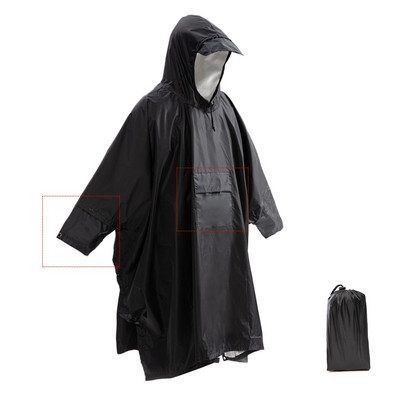 3 v 1 multifunkčný pršiplášť, cestovný, dažďový pončo, batoh, kvalitný turistický pršiplášť, markíza, kempingový nepremokavý stan