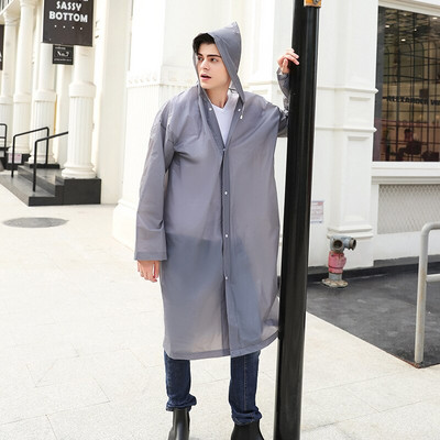 Módny vonkajší pršiplášť pre ženy, priehľadný EVA dievčenský bicykel pršiplášť, cestovný nepremokavý pršiplášť pre dospelých, pončo s kapucňou