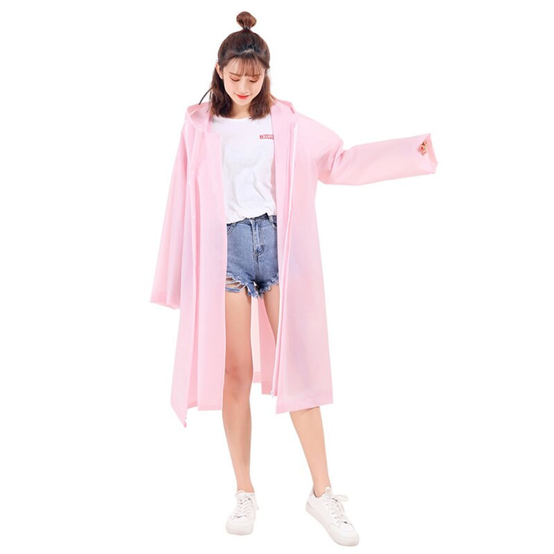 Módny vonkajší pršiplášť pre ženy, priehľadný EVA dievčenský bicykel pršiplášť, cestovný nepremokavý pršiplášť pre dospelých, pončo s kapucňou