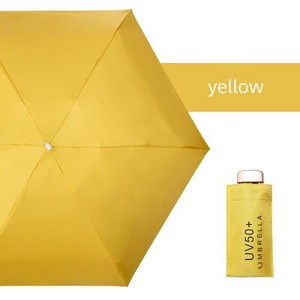 Umbrelă de soare Mini umbrelă foarte mică Umbrelă de vinil de buzunar Protecție solară și protecție ultravioletă Umbrelă de soare
