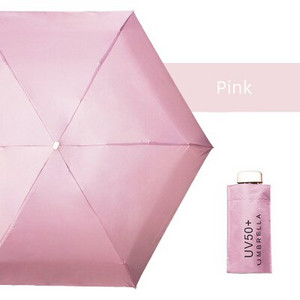 Umbrelă de soare Mini umbrelă foarte mică Umbrelă de vinil de buzunar Protecție solară și protecție ultravioletă Umbrelă de soare