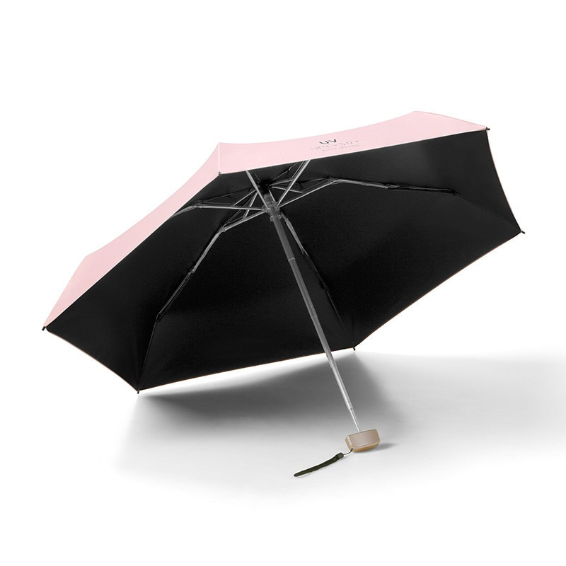 Umbrelă de soare Mini umbrelă foarte mică Umbrelă de vinil de buzunar Protecție solară și protecție ultravioletă Umbrelă de soare
