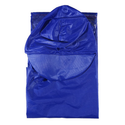 Univerzálna nepremokavá pláštenka s kapucňou, pláštenka s pončom pre mobilitu, skútre, motocykle, bicykle, modrá