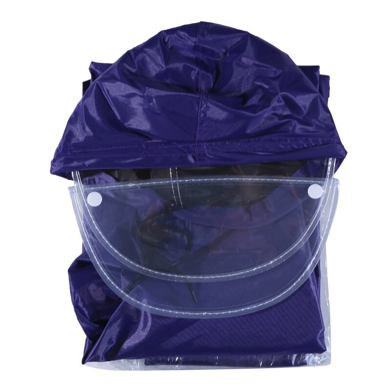 Univerzálna nepremokavá pláštenka s kapucňou, pláštenka s pončom pre mobilitu, skútre, motocykle, bicykle, modrá