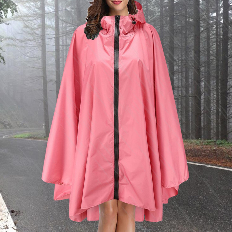 Módny maskáčový pršiplášť, vojenský nepriepustný nepremokavý hrubý pršiplášť pre mužov a ženy, dlhý zips s kapucňou, pršiplášť, pončo, pršiplášť