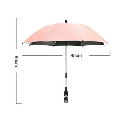 Suport pentru umbrelă pentru cărucior pentru copii, flexibil, reglabil