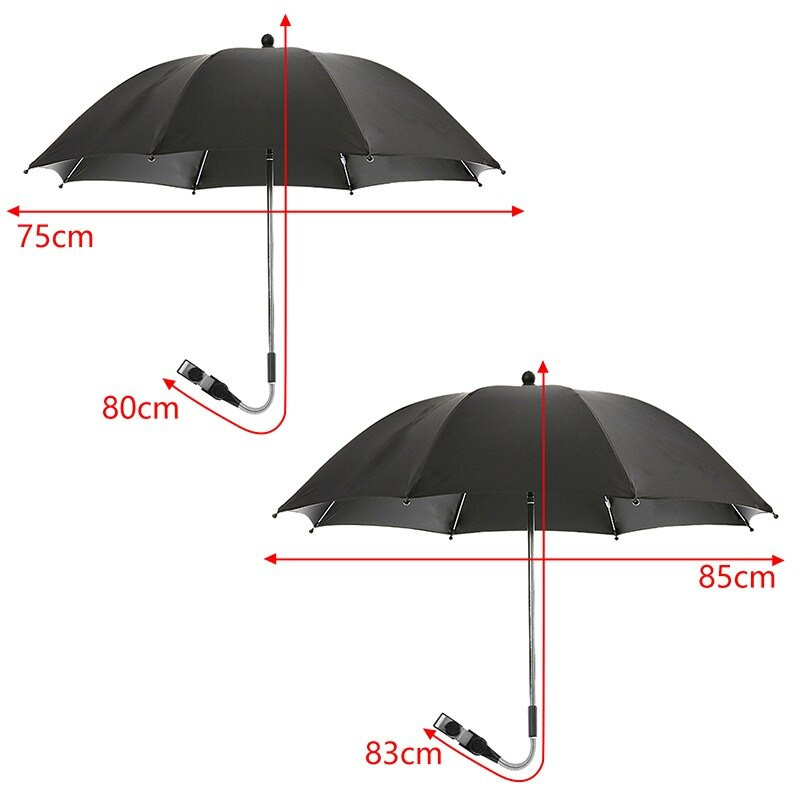 Suport pentru umbrelă pentru cărucior pentru copii, flexibil, reglabil