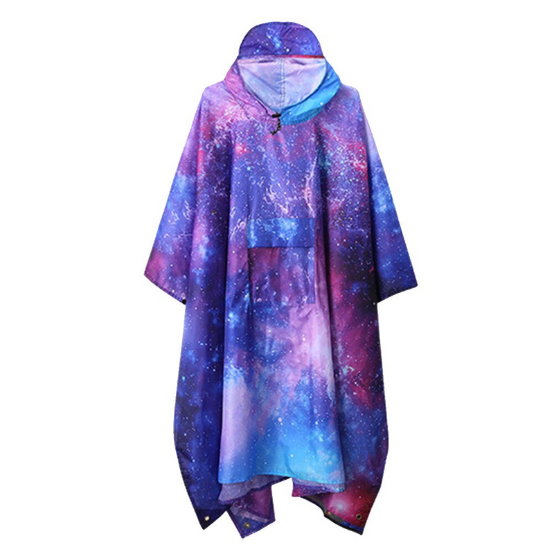 3 v 1 pršiplášť, batoh, pršiplášť, pršiplášť s kapucňou, turistický cyklistický pončo, nepremokavý vonkajší kempingový stan, podložka