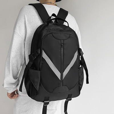 Muški tekstilni ruksak s patentnim zatvaračem