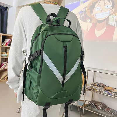 Muški tekstilni ruksak s patentnim zatvaračem