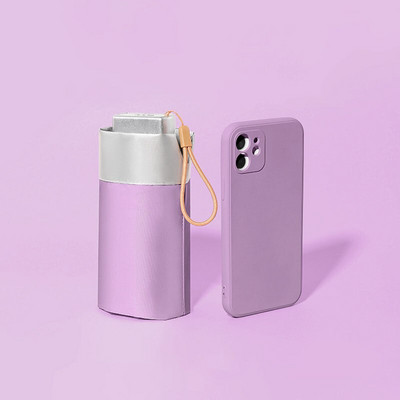 Luksuzni mini ženski kišobran Anti-ultraljubičasti suncobran Vanjski UV prijenosni putni suncobran Sklopivi kišobrani