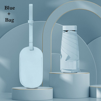 Luksuzni mini ženski kišobran Anti-ultraljubičasti suncobran Vanjski UV prijenosni putni suncobran Sklopivi kišobrani