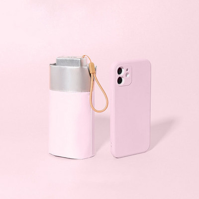 Luksuzni mini ženski kišobran Anti-ultraljubičasti suncobran Vanjski UV prijenosni putni suncobran Sklopivi kišobrani