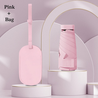 Luksuzni mini ženski kišobran Anti-ultraljubičasti suncobran Vanjski UV prijenosni putni suncobran Sklopivi kišobrani