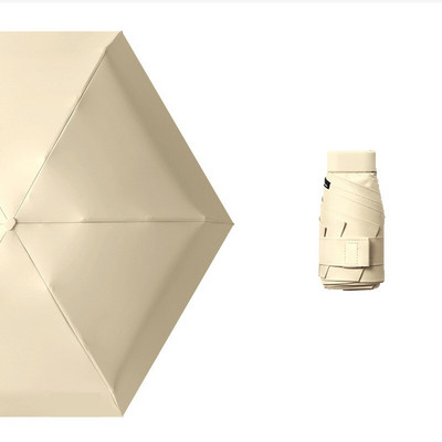 Luksuzni mini ženski kišobran Anti-ultraljubičasti suncobran Vanjski UV prijenosni putni suncobran Sklopivi kišobrani