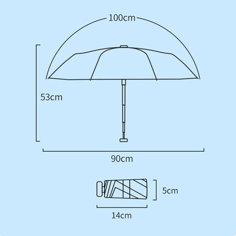 Luksuzni mini ženski kišobran Anti-ultraljubičasti suncobran Vanjski UV prijenosni putni suncobran Sklopivi kišobrani