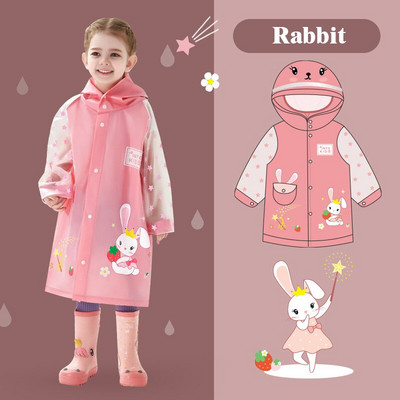 2021 Doprava zdarma Roztomilý detský pršiplášť pre chlapcov a dievčatá Nepremokavý overal s kapucňou, kreslený film s dinosaurom, detské pršiplášte a nohavice