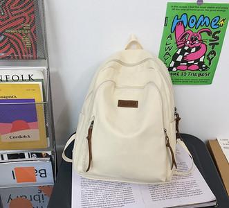 Rucsac cu logo unisex pentru bărbați și femei, cu închidere cu fermoar