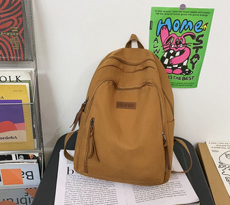 Rucsac cu logo unisex pentru bărbați și femei, cu închidere cu fermoar