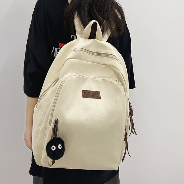 Rucsac cu logo unisex pentru bărbați și femei, cu închidere cu fermoar