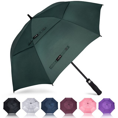 Golfový dáždnik ZOMAKE 68 palcov s dvojitou strieškou, vetraním, nepremokavým, automatickým otvárateľným dáždnikom pre mužov a ženy