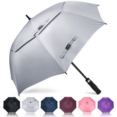 Golfový dáždnik ZOMAKE 68 palcov s dvojitou strieškou, vetraním, nepremokavým, automatickým otvárateľným dáždnikom pre mužov a ženy