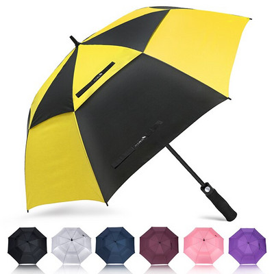 Golfový dáždnik ZOMAKE 68 palcov s dvojitou strieškou, vetraním, nepremokavým, automatickým otvárateľným dáždnikom pre mužov a ženy