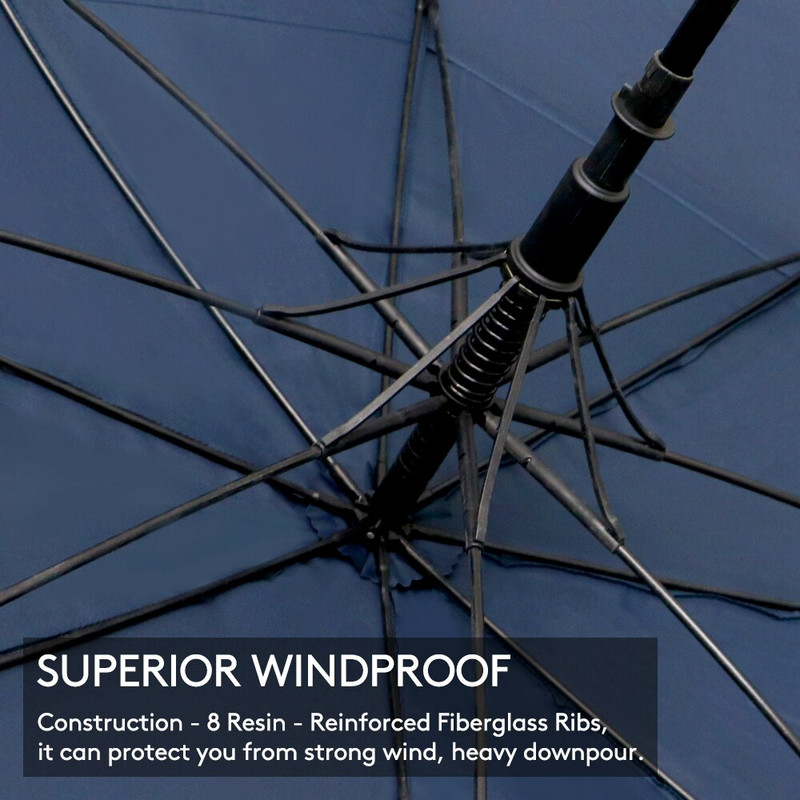 Golfový dáždnik ZOMAKE 68 palcov s dvojitou strieškou, vetraním, nepremokavým, automatickým otvárateľným dáždnikom pre mužov a ženy