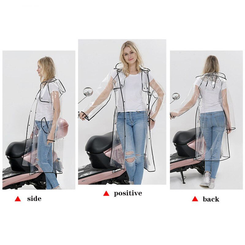 Dlhý priehľadný pršiplášť z EVA materiálu, dámska nepriepustná nepremokavá bunda, plášť na turistiku, cestovanie, kempovanie, dospelých, mužov, módny pršiplášť