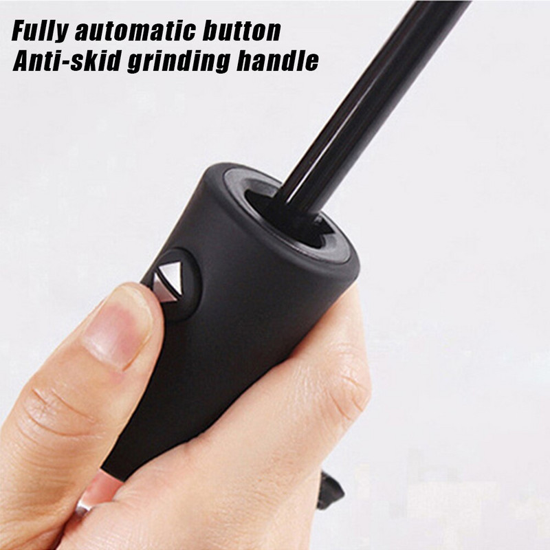 Priehľadný automatický dáždnik do vetra a silného dažďa, dámsky slnečný dáždnik, cestovný skladací vianočný darček, odolný prenosný