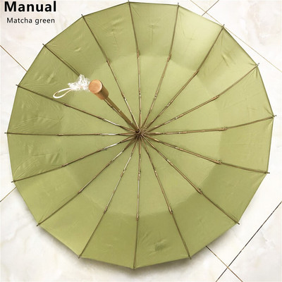 Vintage dáždnik 16 kostí ľahký hliníkový zliatina daždivý pevný skladací vetruodolný veľký dáždnik muži dážď ženy darček slnečník