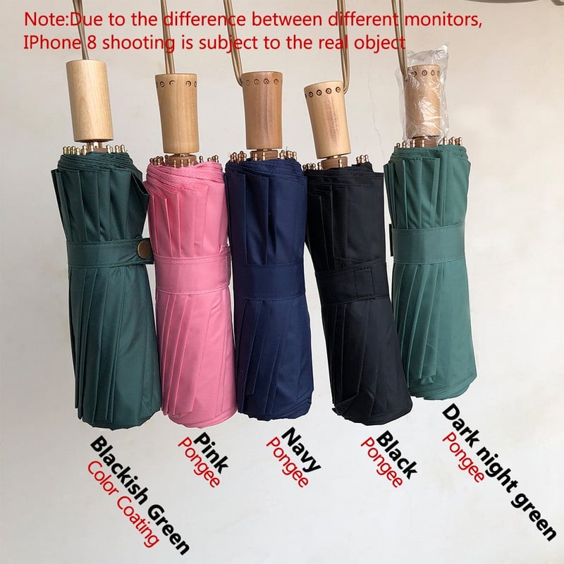 Vintage dáždnik 16 kostí ľahký hliníkový zliatina daždivý pevný skladací vetruodolný veľký dáždnik muži dážď ženy darček slnečník